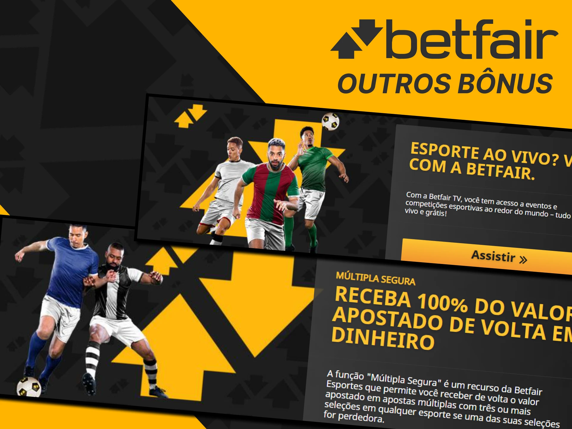 Obtenha bônus da Betfair.