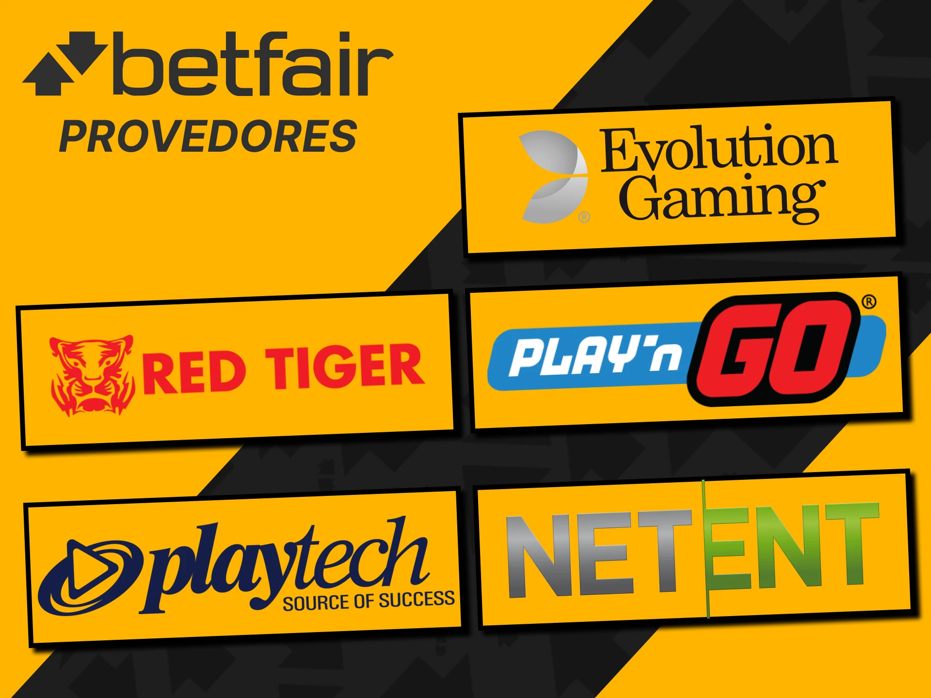 Escolha o melhor provedor de jogos de cassino na Betfair.
