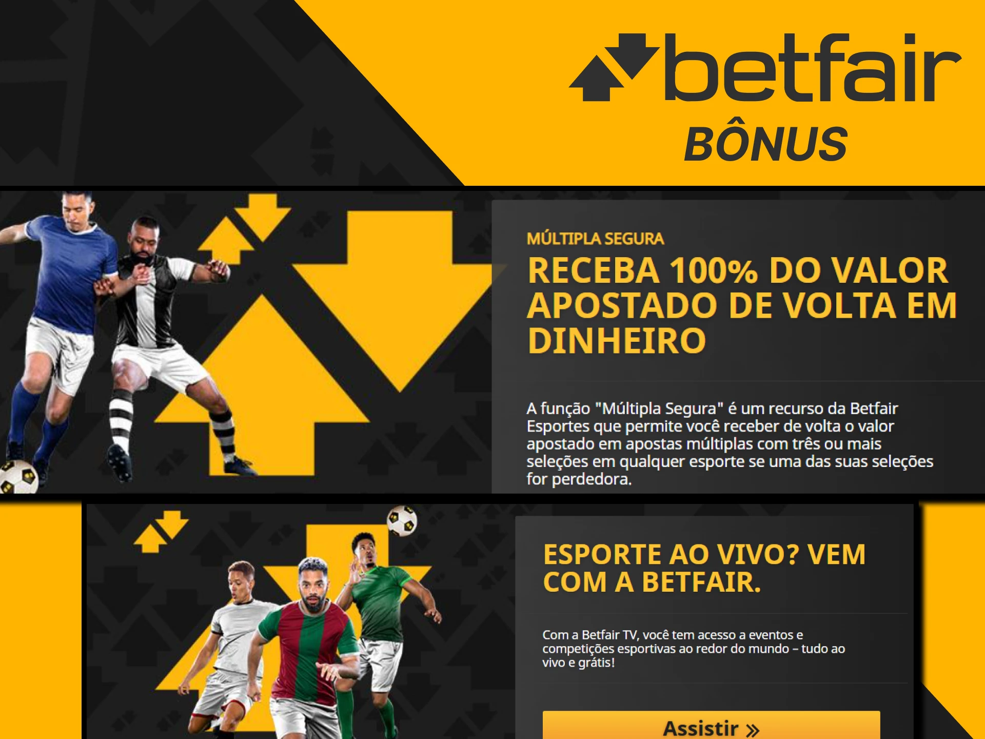 Vamos te contar quais bônus você pode receber ao fazer um depósito adicional na Betfair.