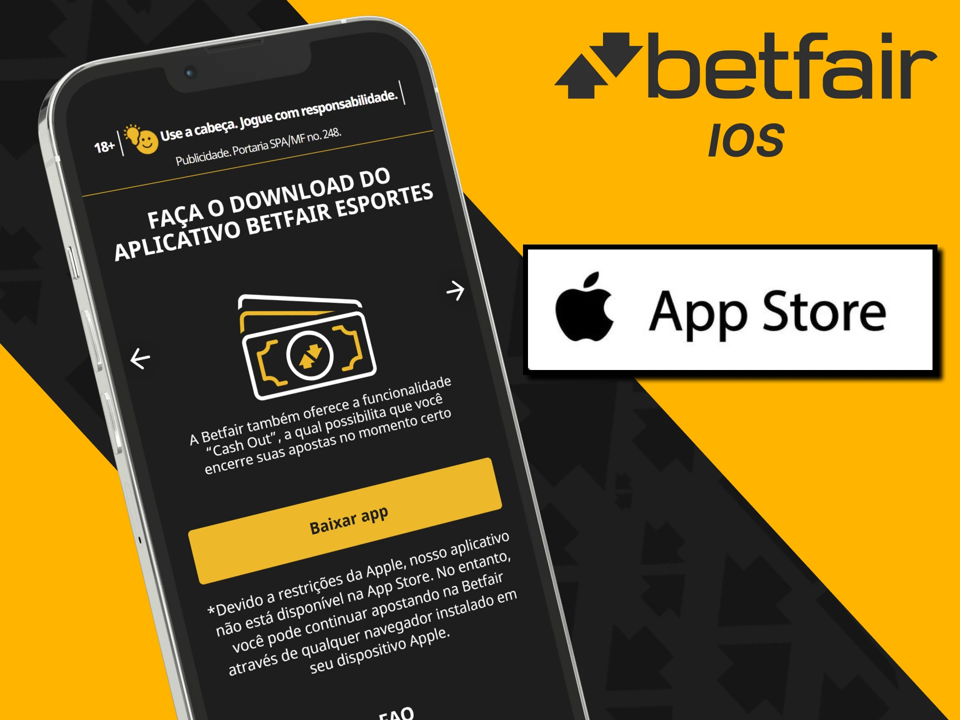 Vamos te ensinar como usar o Betfair em dispositivos iOS.
