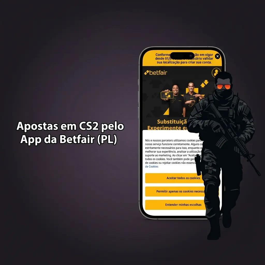Apostas em CS2 pelo app da Betfair: acesse mercados, acompanhe ao vivo e aposte pelo celular