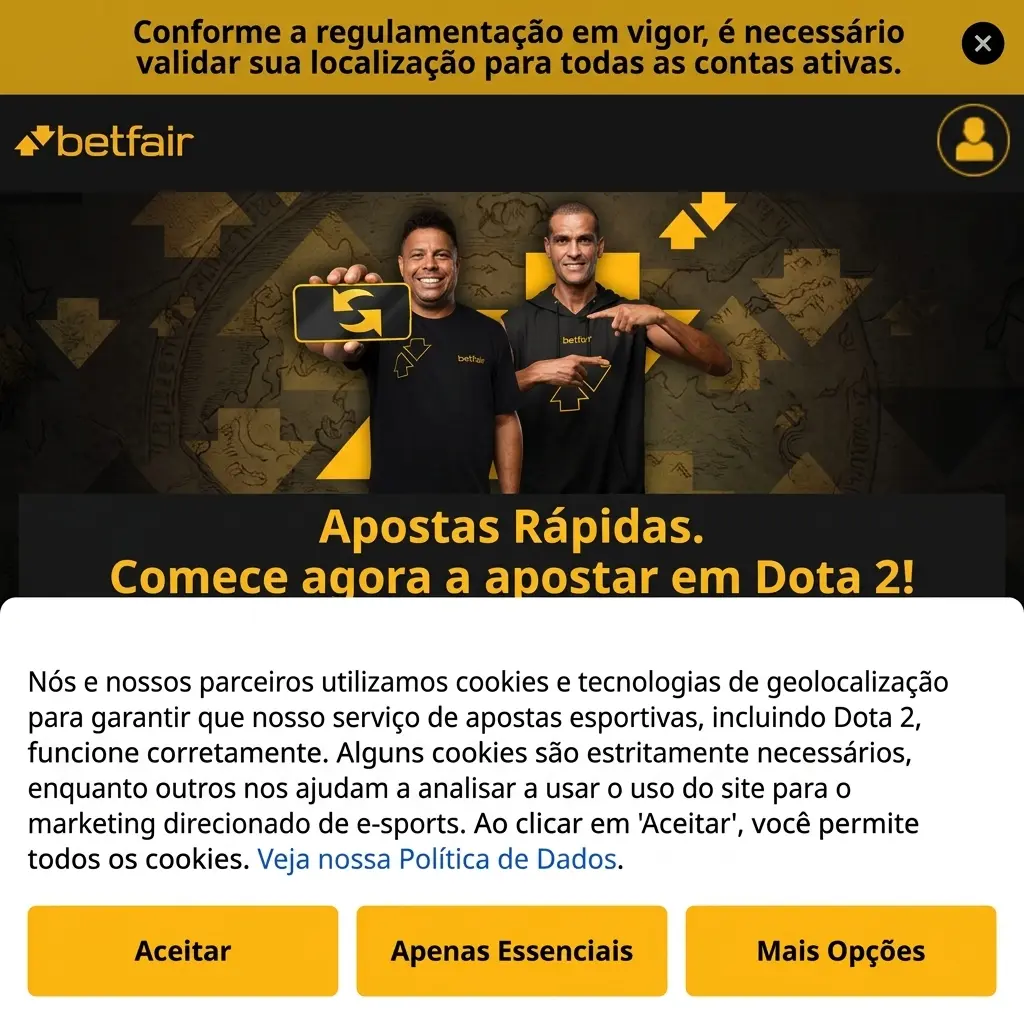 Apostas em Dota 2 pelo aplicativo móvel da Betfair: guia passo a passo para Android e iOS